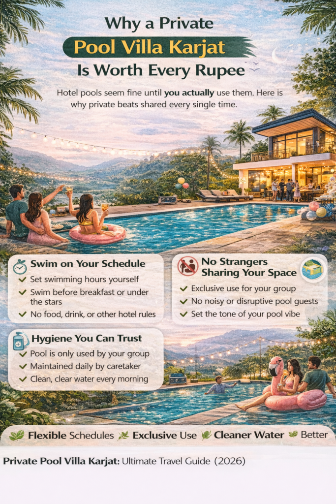 Why a Private Pool Villa Karjat Is Worth Every Rupee