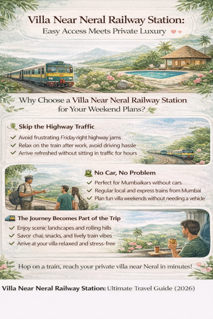 Villa Near Neral Railway Station: Ultimate Travel Guide (2026) 1 Why a Villa Near Neral Railway Station Changes Weekend Plans